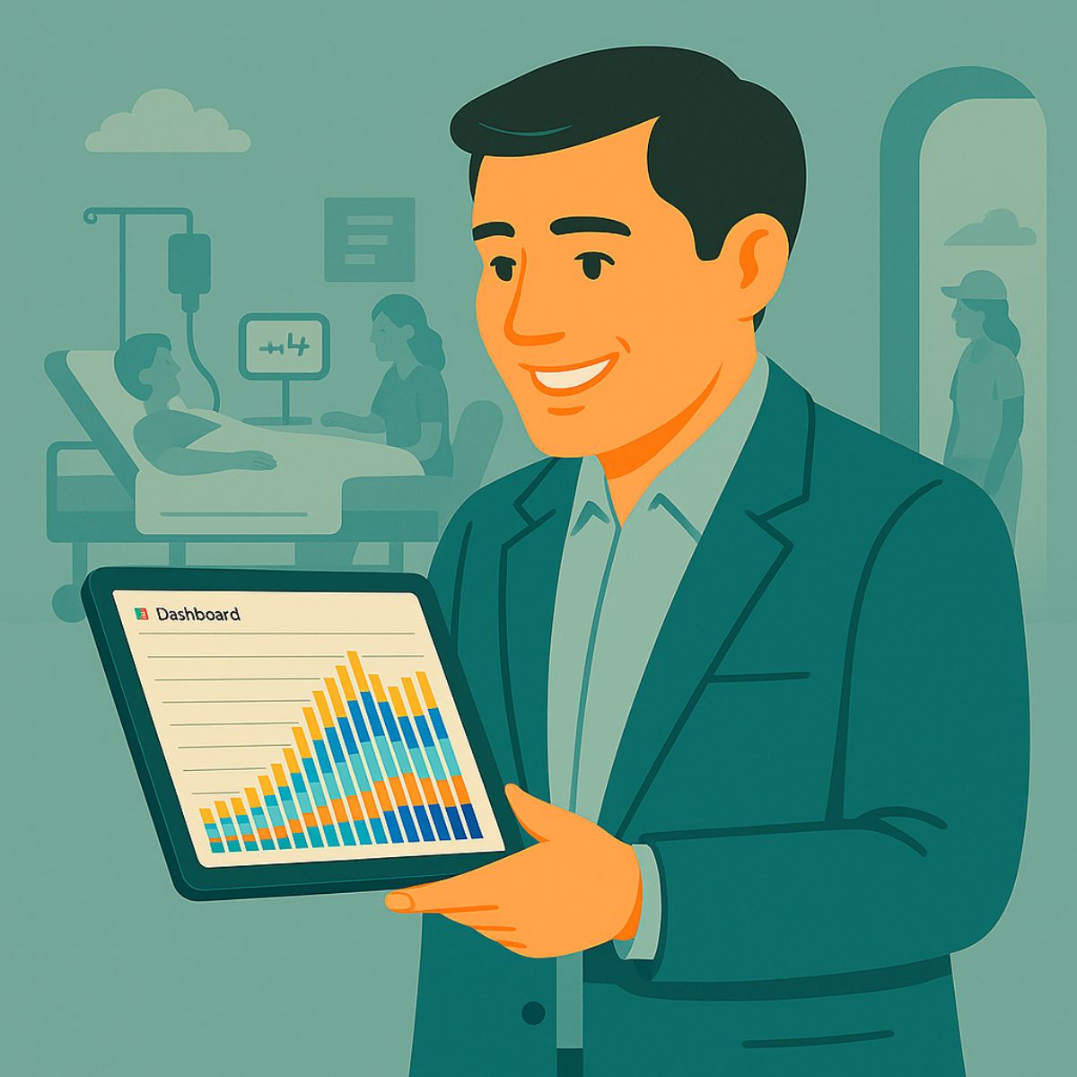 CEO using CapaPlanner to access capacity data for informed decision-making