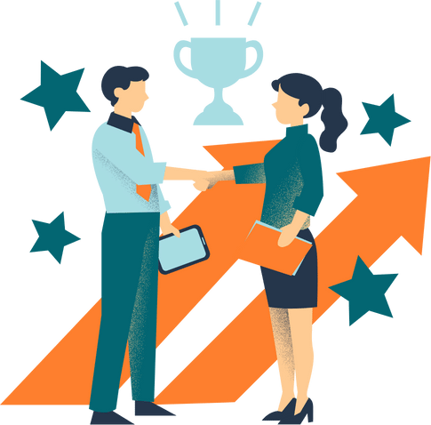 Happy clients and successful projects